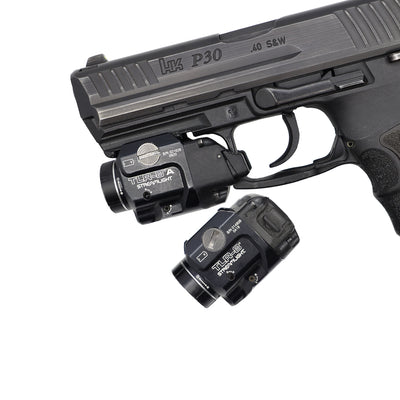 H&K P30/sk firearm with streamlight TLR8 weapon light