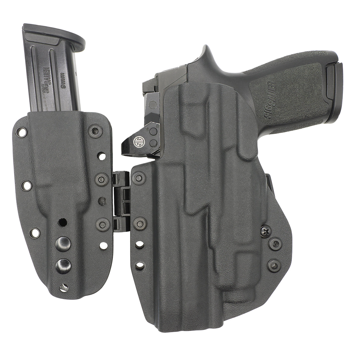 C&G Holsters custom AIWB MOD1 LIMA SIG P320 streamlight TLR7 holstered back view