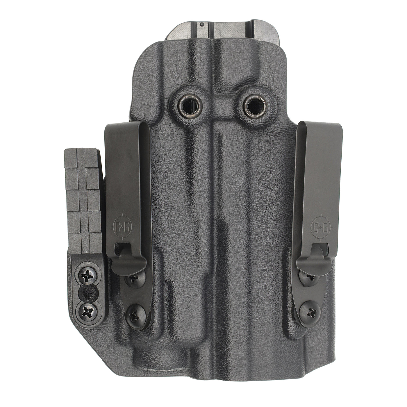 C&G Holsters custom IWB ALPHA UPGRADE Tactical IWI Masada streamlight TLR8