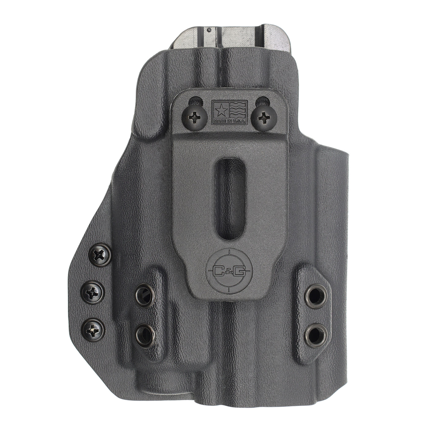 C&G Holsters quickship IWB tactical IWI Masada streamlight TLR8