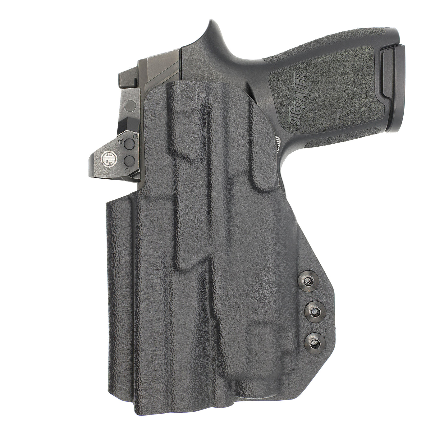 C&G Holsters quickship IWB tactical springfield XDM streamlight TLR8 holstered back view