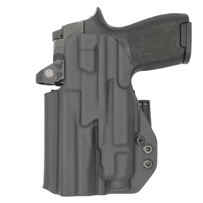 C&G Holsters quickship IWB ALPHA UPGRADE Tactical XDM Elite streamlight tlr7/a in holstered position back view