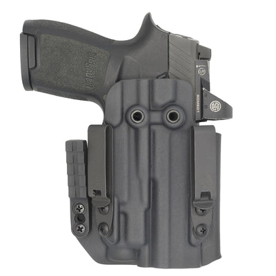 C&G Holsters quickship IWB ALPHA UPGRADE Tactical XDM Elite streamlight tlr7/a in holstered position