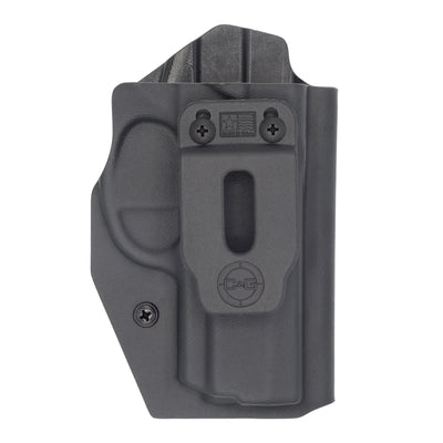 C&G Holsters Custom Covert IWB kydex holster for Sig P320sc in black front view