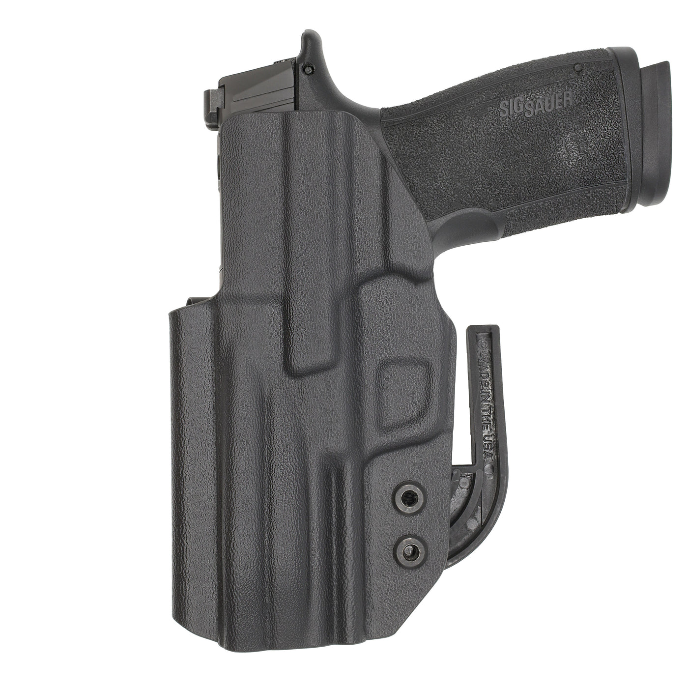 C&G Holsters quickship IWB ALPHA UPGRADE Covert SIG P365 XMacro in holstered position back view