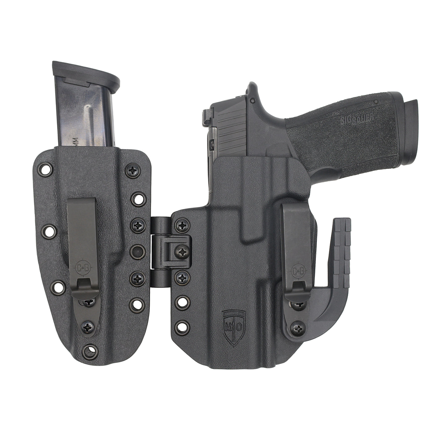 C&G Holsters quickship MOD1 P365-XMACRO holstered LEFT HAND
