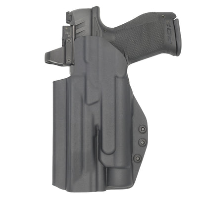 C&G Holsters Quickship IWB Tactical FN 509 Streamlight TLR1 in holstered position back view