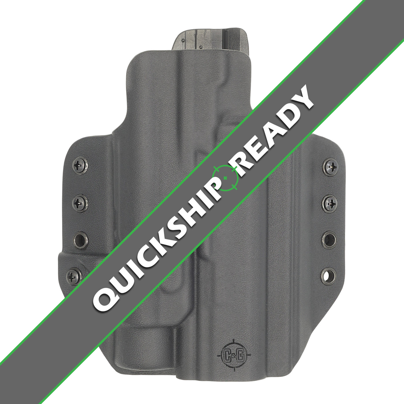 C&G Holsters quickship OWB Tactical CZ P07/9 Streamlight TLR1