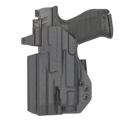 C&G Holsters custom IWB ALPHA UPGRADE Tactical M&P 10/45 Streamlight TLR7/A in holstered position back view