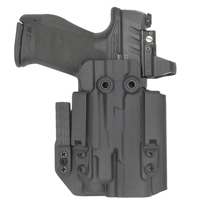 C&G Holsters custom IWB ALPHA UPGRADE Tactical CZ P07/9 Streamlight tlr7/a in holstered position