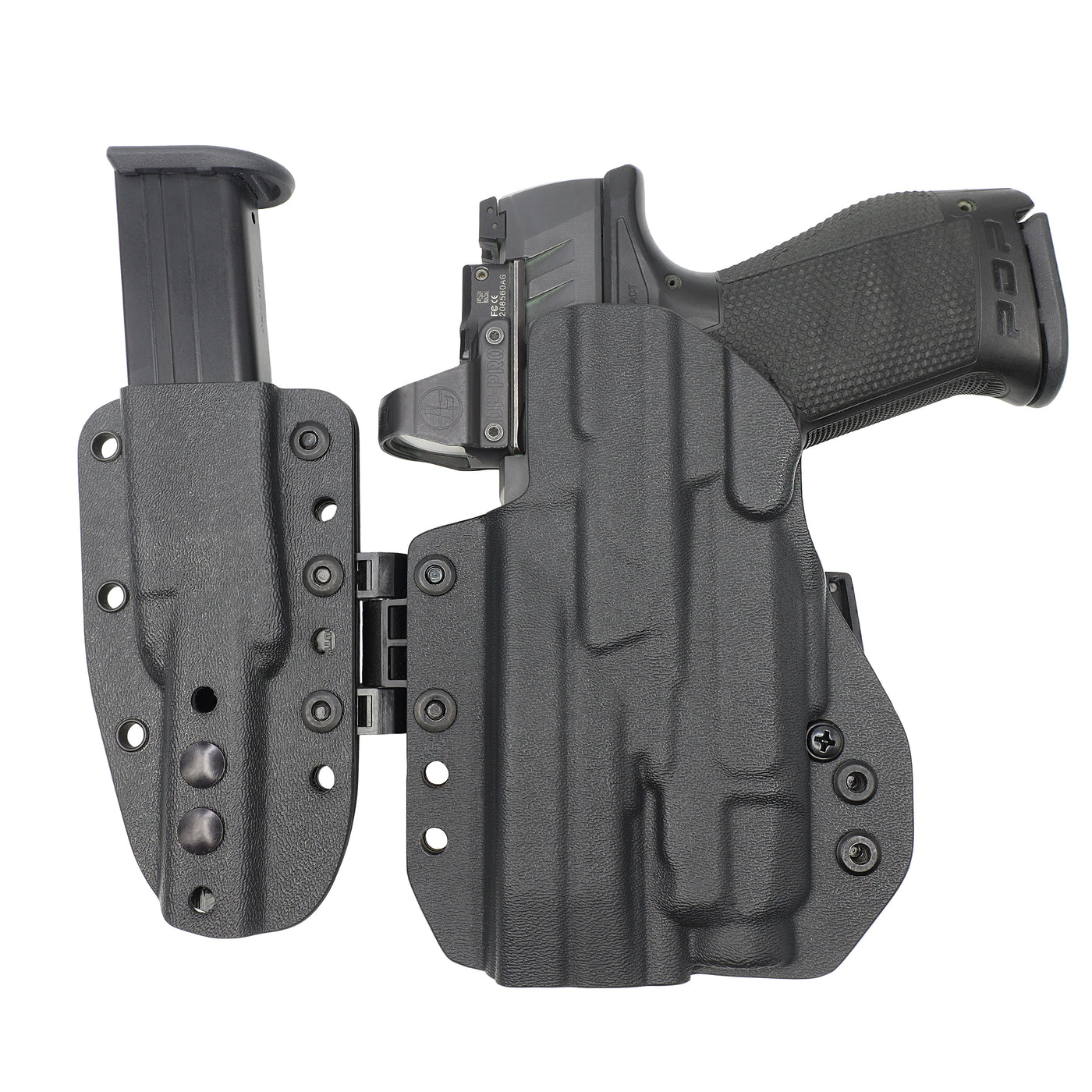 C&G Holsters Quickship AIWB MOD1 LIMA Walther PDP Streamlight TLR7 holstered back view