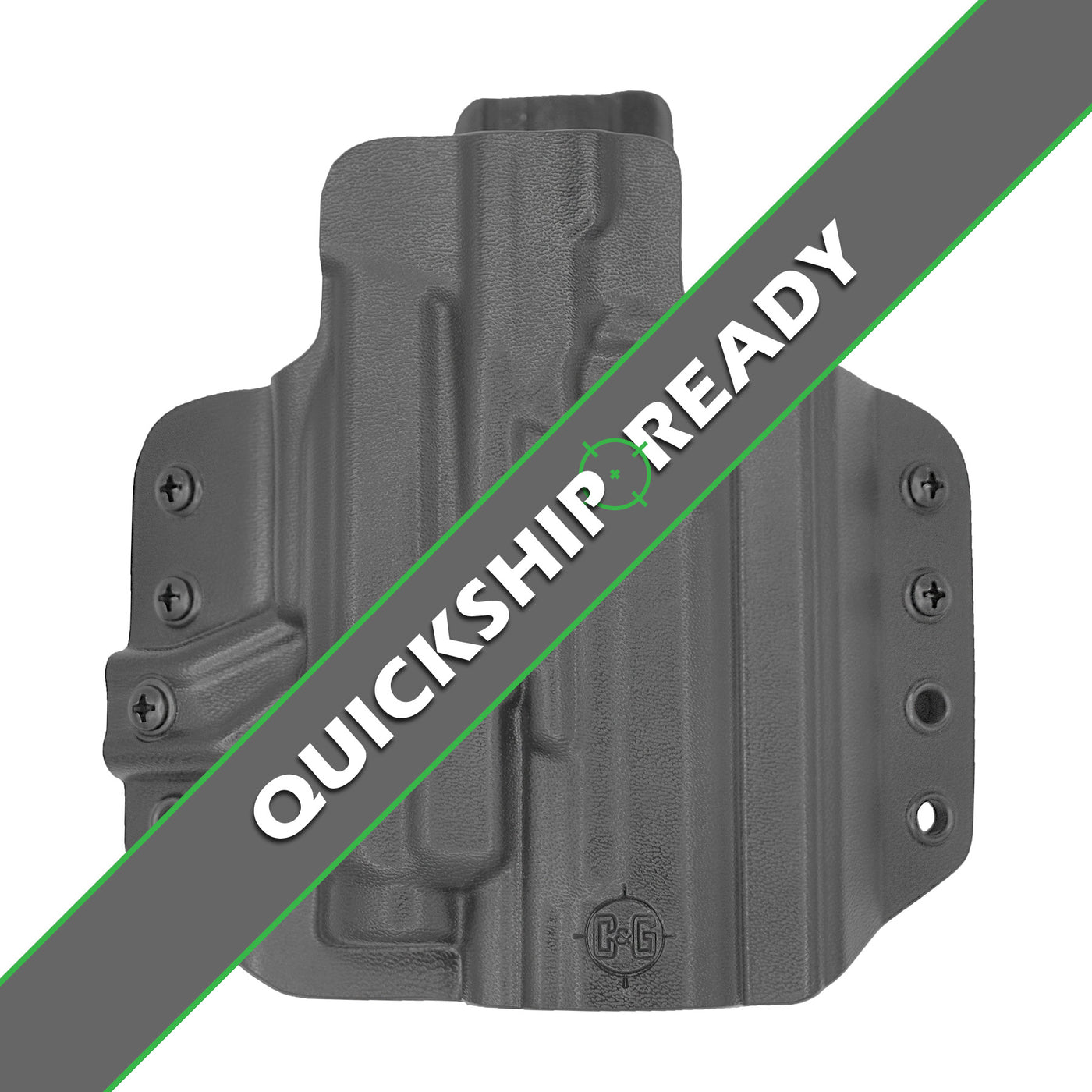 C&G Holsters quickship OWB Tactical M&P 10/45 Streamlight TLR7/A