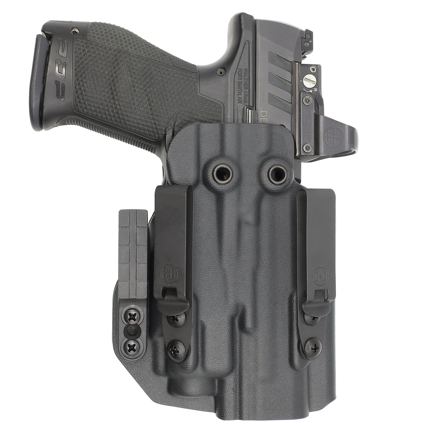 C&G Holsters custom IWB ALPHA UPGRADE Tactical M&P 9/40 streamlight TLR8 holstered