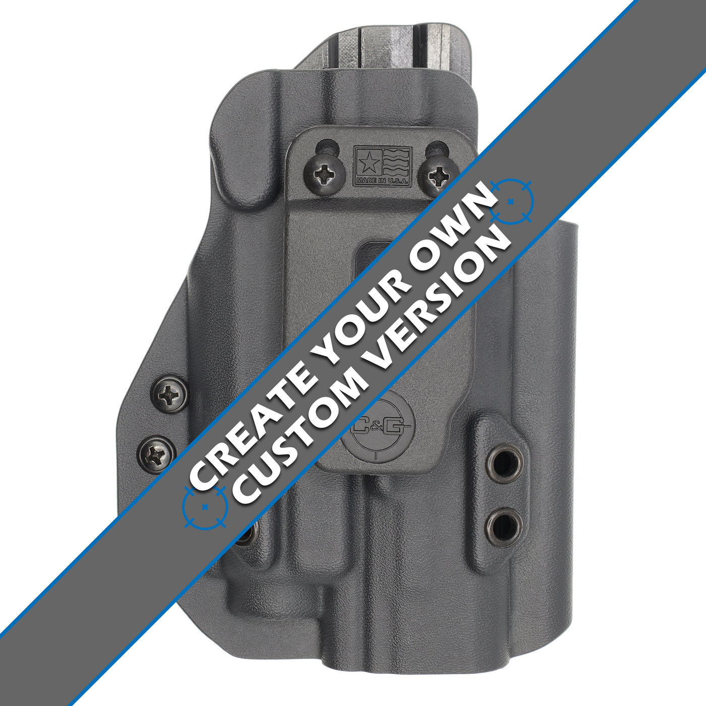 C&G Holsters custom IWB tactical CZ P07/09 streamlight TLR8