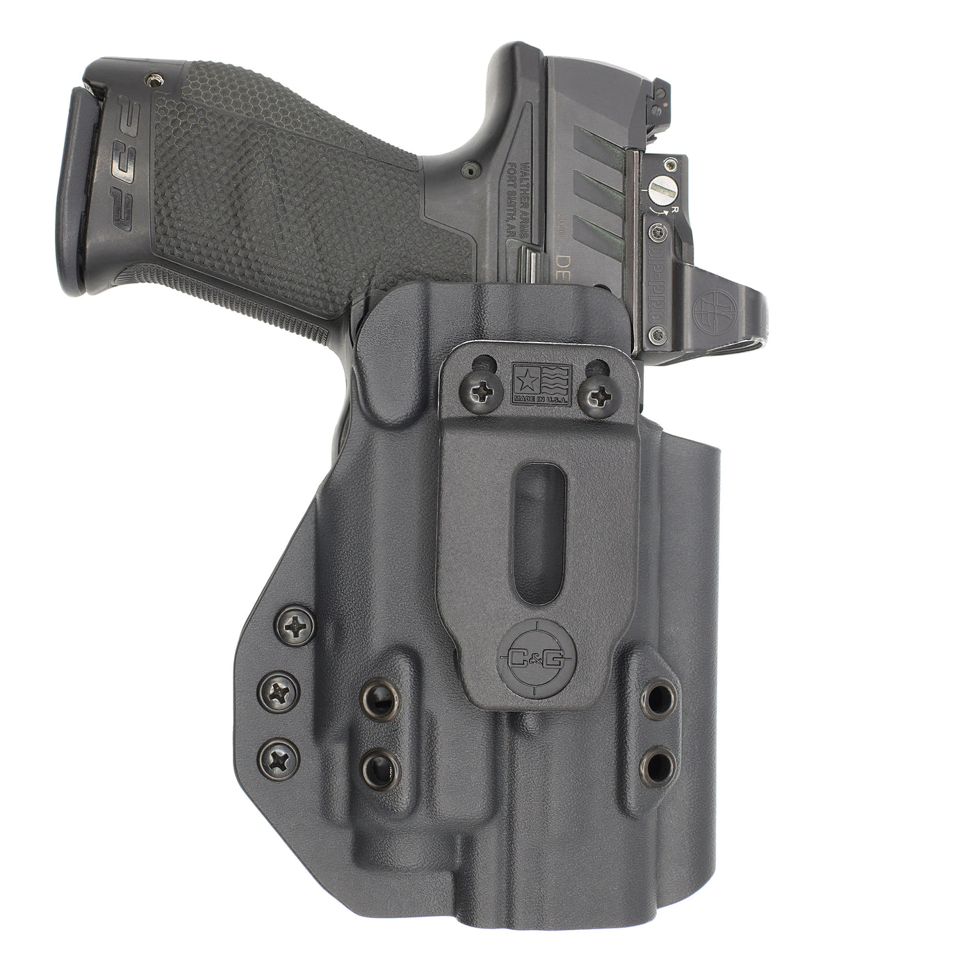 C&G Holsters custom IWB Tactical Beretta streamlight TLR8 holstered