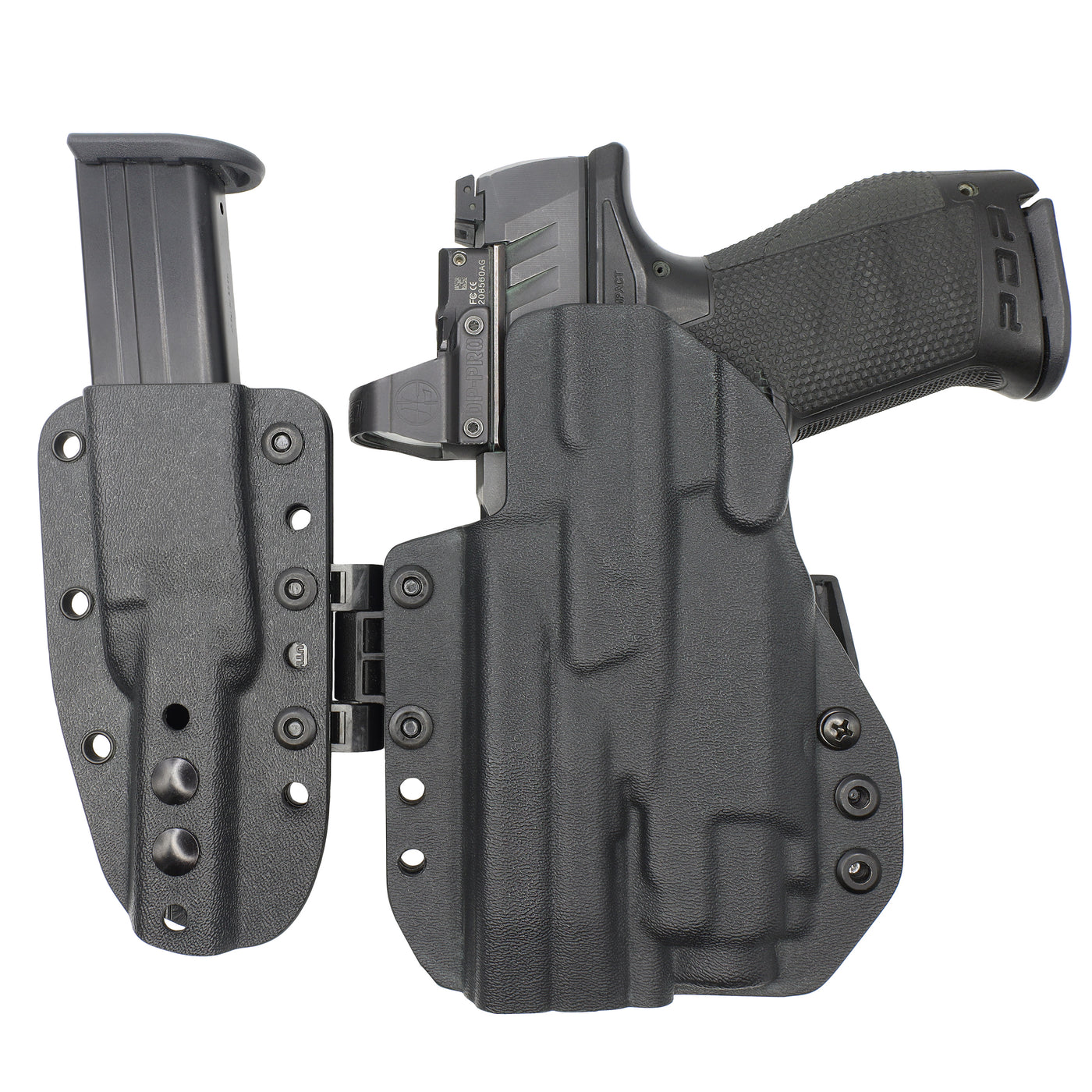 C&G Holsters Custom AIWB MOD1 LIMA Walther PDP Streamlight TLR8 holstered back view