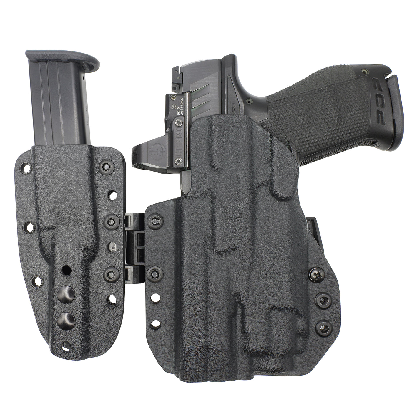 C&G Holsters Quickship AIWB MOD1 LIMA Walther PDP Streamlight TLR8 holstered back view