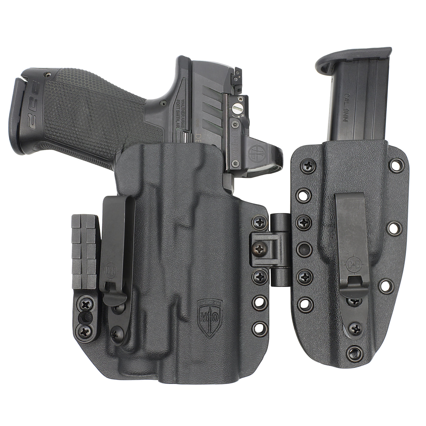 C&G Holsters Quickship AIWB MOD1 LIMA Walther PDP Streamlight TLR8 holstered