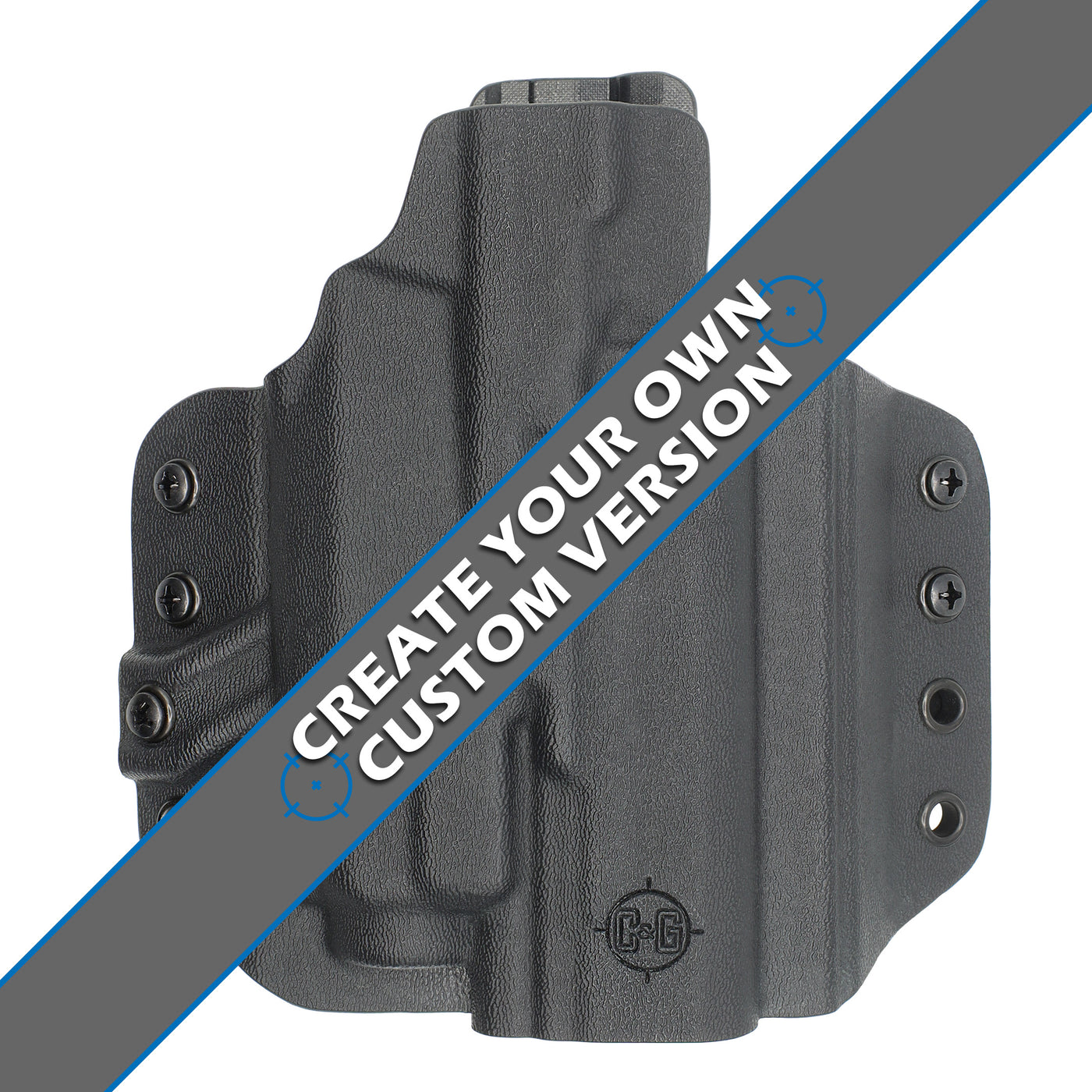 C&G Holsters custom OWB tactical Walther PDP streamlight TLR8
