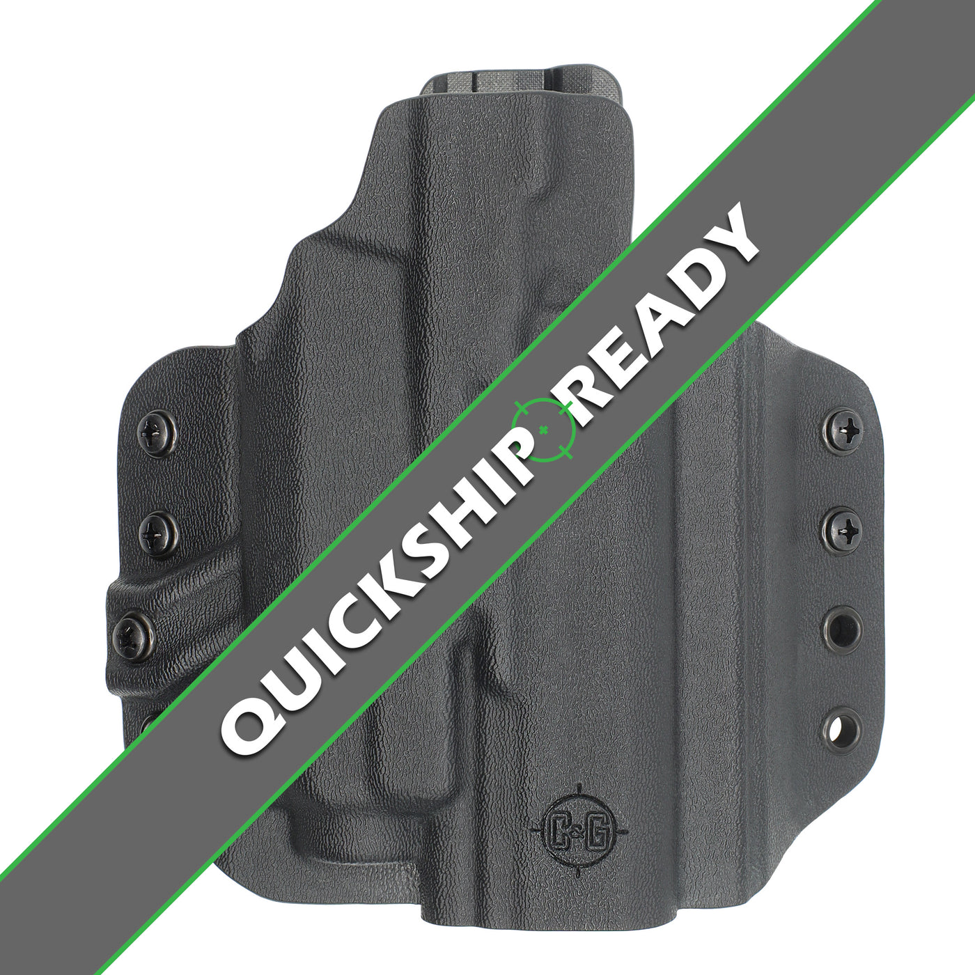 C&G Holsters quickship OWB tactical M&P 10/45 streamlight TLR8