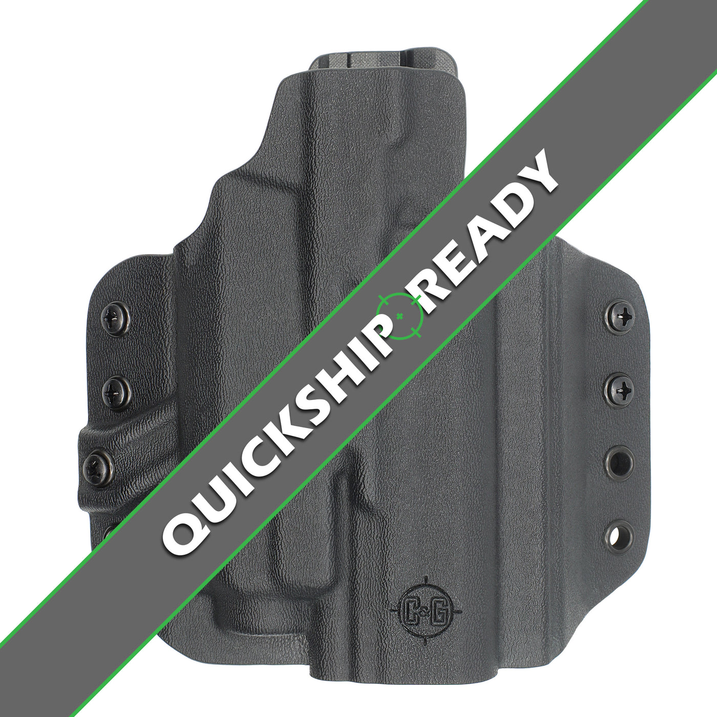C&G Holsters quickship OWB tactical Walther PDP streamlight TLR8