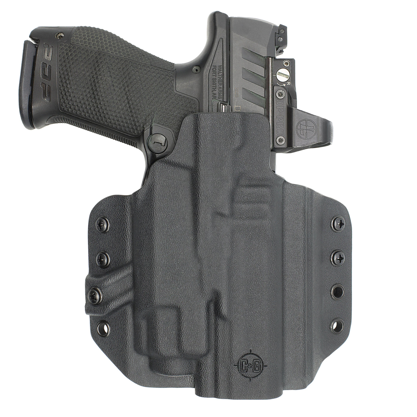 C&G Holsters custom OWB tactical M&P 10/45 streamlight TLR8 holstered