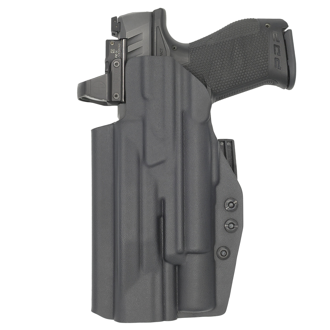 C&G Holsters Quickship IWB ALPHA UPGRADE Tactical S&W M&P Surefire X300 in holstered position back view