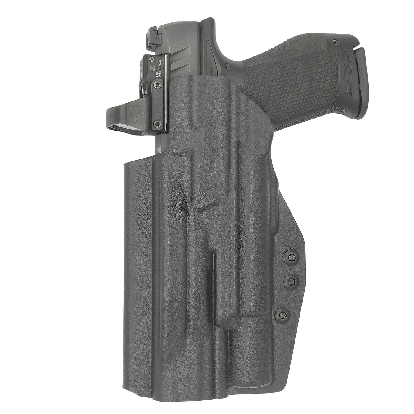 C&G Holsters Quickship IWB Tactical Walther PDP Surefire X300 in holstered position back view