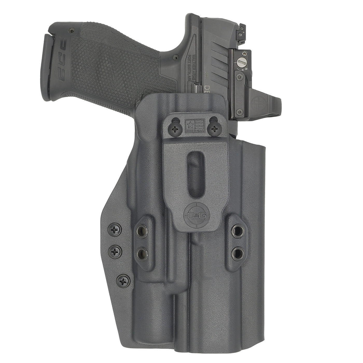 C&G Holsters quickship IWB Tactical M&P 10/45 Surefire X300 in holstered position