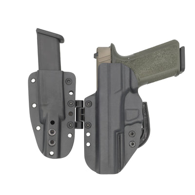 C&G Holsters Custom AIWB covert MOD1 Poly80 c/v2 in holstered position back view