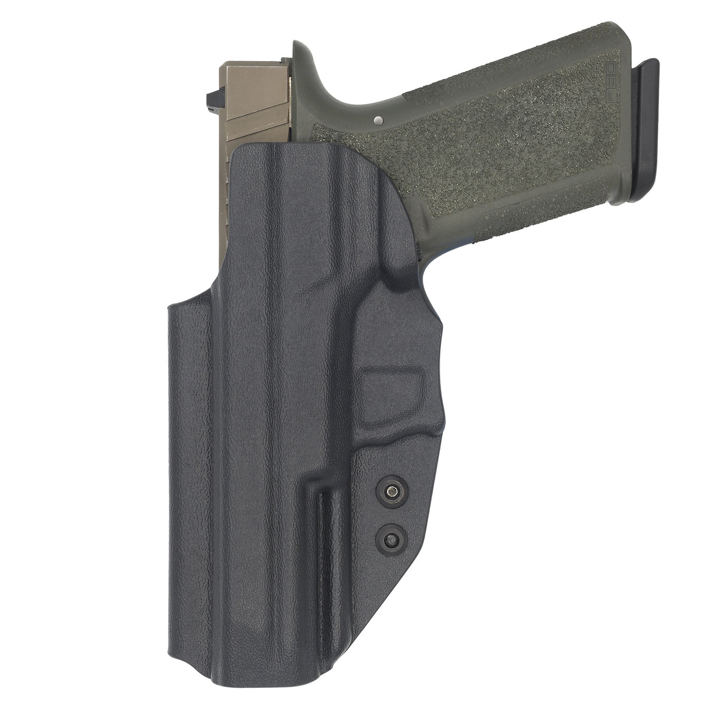 This is rear of the quickship C&G Holsters inside the waistband holster for the Poly80 PF940c.