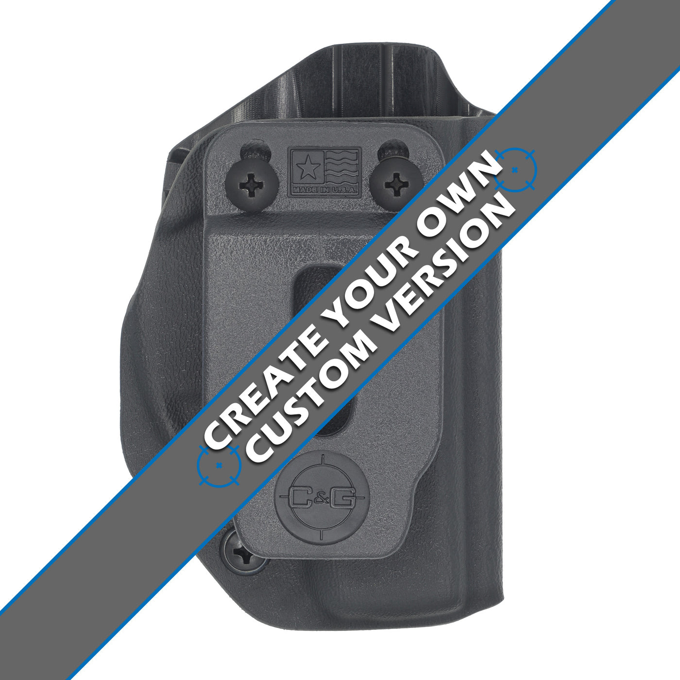 The C&G Holsters custom Covert IWB kydex holster for Ruger LCP.