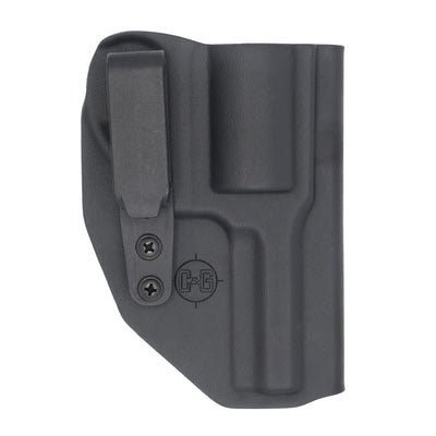 This is a custom C&G Holsters inside the waistband Covert series holster for the Ruger LCR.