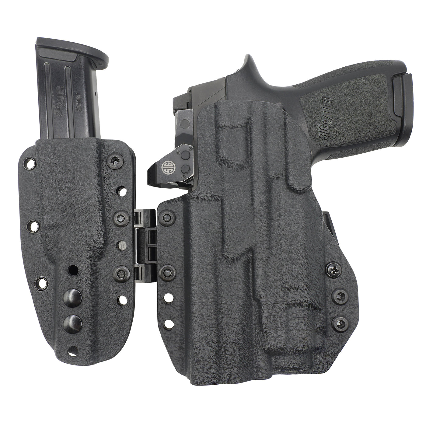 C&G Holsters Custom AIWB MOD1 LIMA SIG P320 Streamlight TLR8 holstered back view