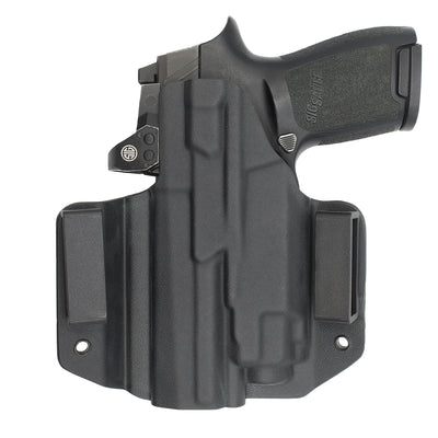 C&G Holsters quickship OWB Tactical SIG P320 streamlight TLR8 holstered back view