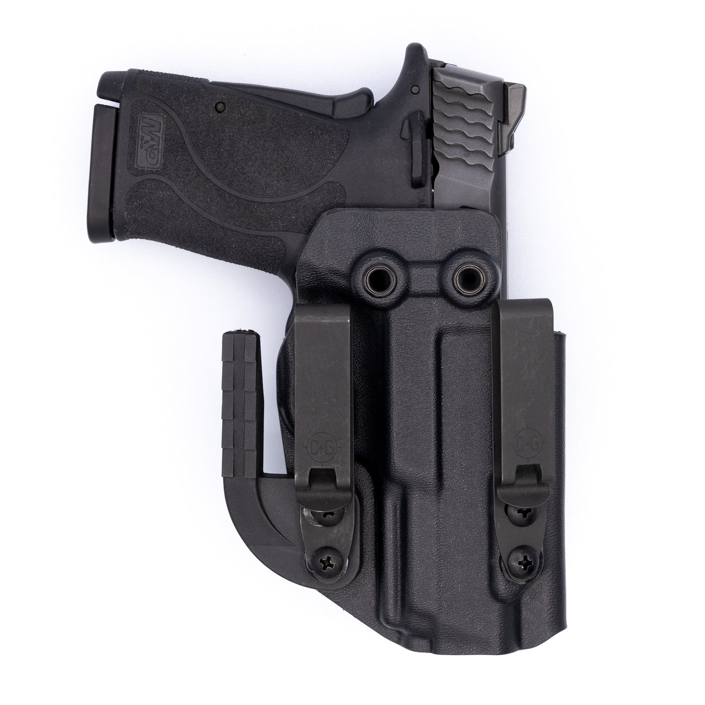 This is the custom C&G Holsters Covert ALPHA upgrade holster for the Smith & Wesson M&P Shield 9EZ