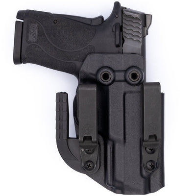 This is a C&G Holsters Alpha series Inside the Waistband Smith & Wesson M&P Shield 9EZ.