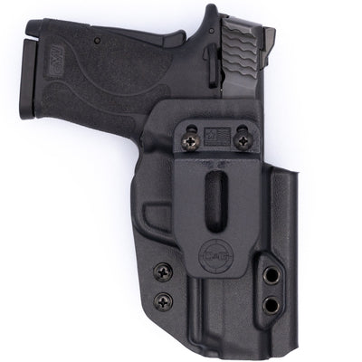 This is the custom C&G Holsters Covert series Inside the Waistband holster for the Smith & Wesson M&P Shield 9EZ.