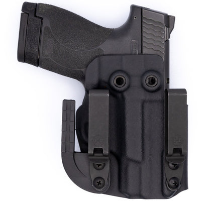 C&G Holsters quick ship Alpha IWB kydex holster for Smith & Wesson M&P Shield 9/40 in black.