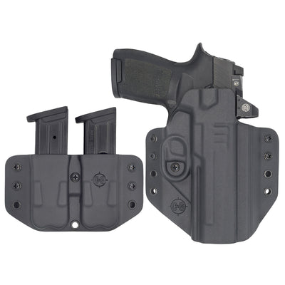 C&G Holsters OWB double flat mag COMBO