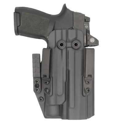 C&G Holsters quickship IWB Tactical ALPHA UPGRADE H&K 45 Streamlight TLR1 in holstered position