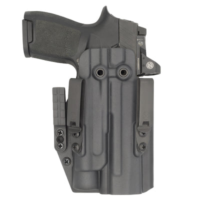 C&G Holsters quickship IWB Tactical ALPHA UPGRADE FNX45T Streamlight TLR-1 in holstered position