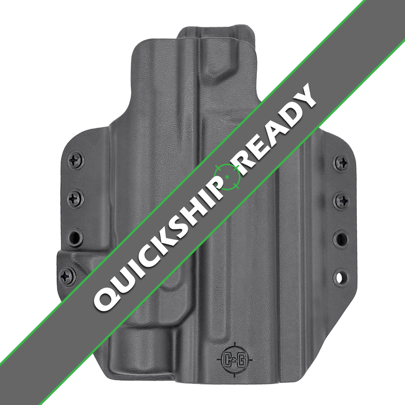 C&G Holsters quickship OWB Tactical Springfield XD-M Elite Streamlight TLR1