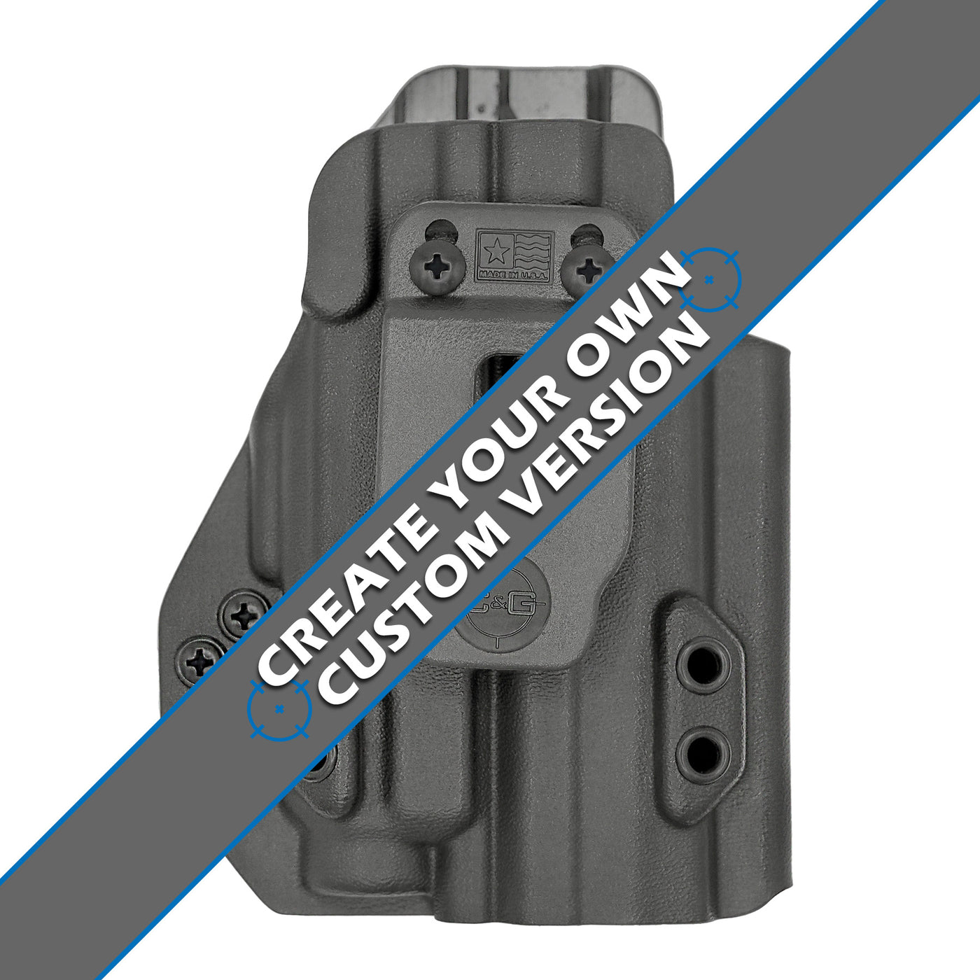 C&G Holsters custom IWB Tactical Sig P320/c Streamlight TLR7/a