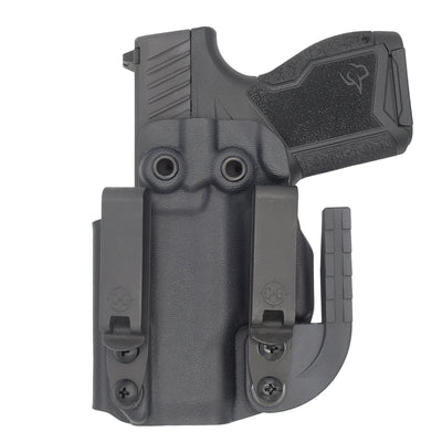 C&G Holsters IWB Quickship ALPHA UPGRADE Taurus GX4 LEFT HAND in holstered position