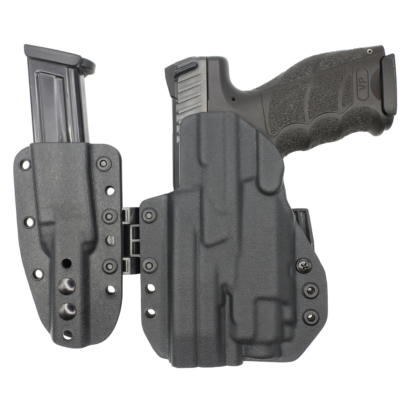 C&G Holsters Custom AIWB MOD1 LIMA H&K VP9 Streamlight TLR8 holstered back view