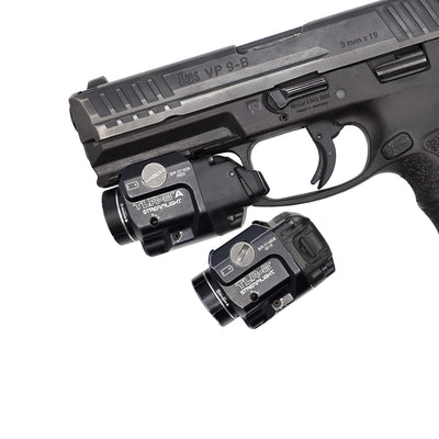 H&K VP9/sk firearm with streamlight TLR8 weapon light