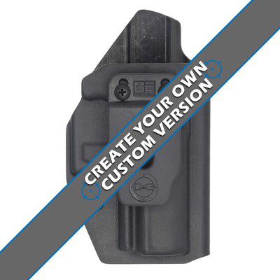 This is the custom C&G Holsters custom IWB inside the waistband Holster for the Walther CCP.