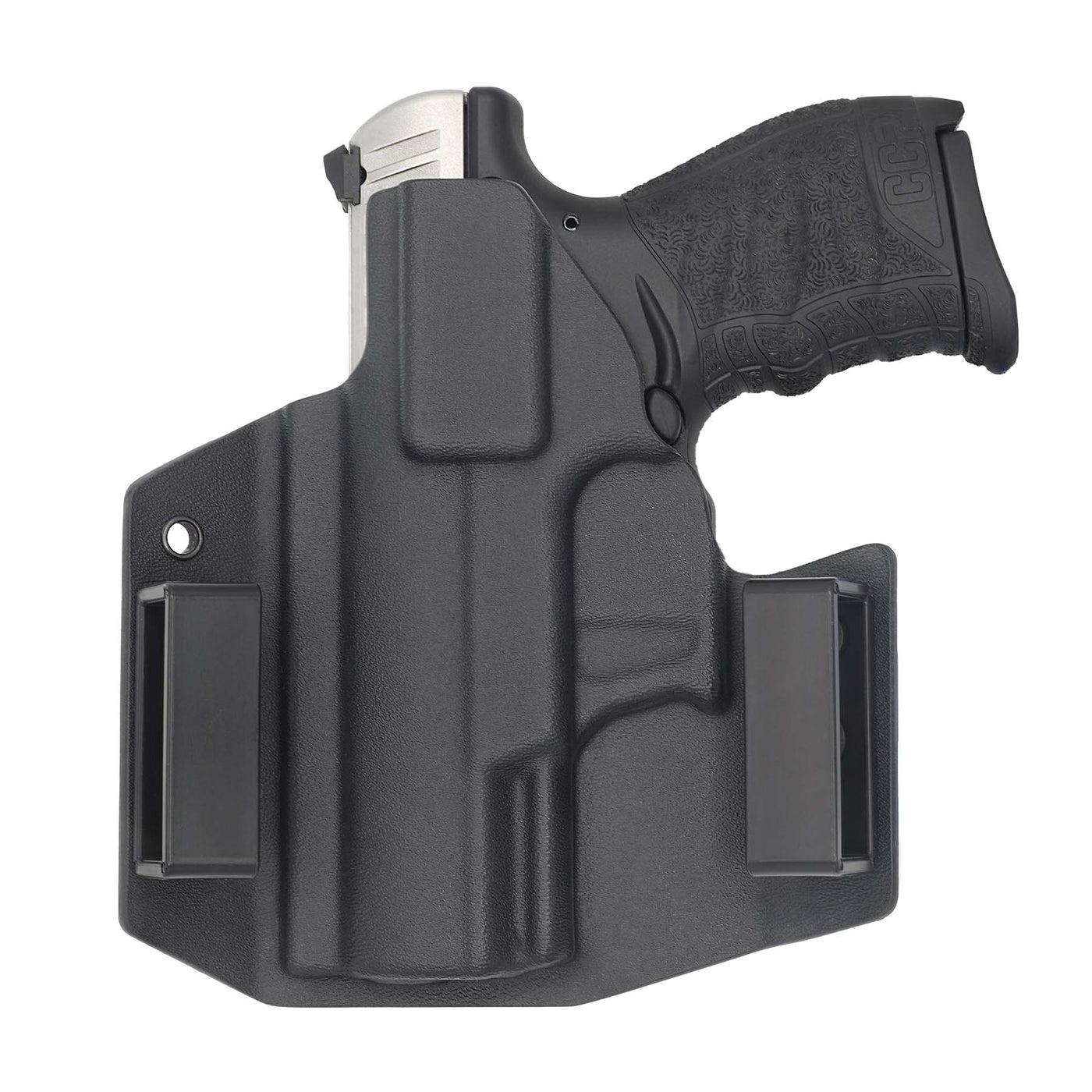 C&G Holsters OWB Outside the waistband Holster for the Walther CCP holstered rear view