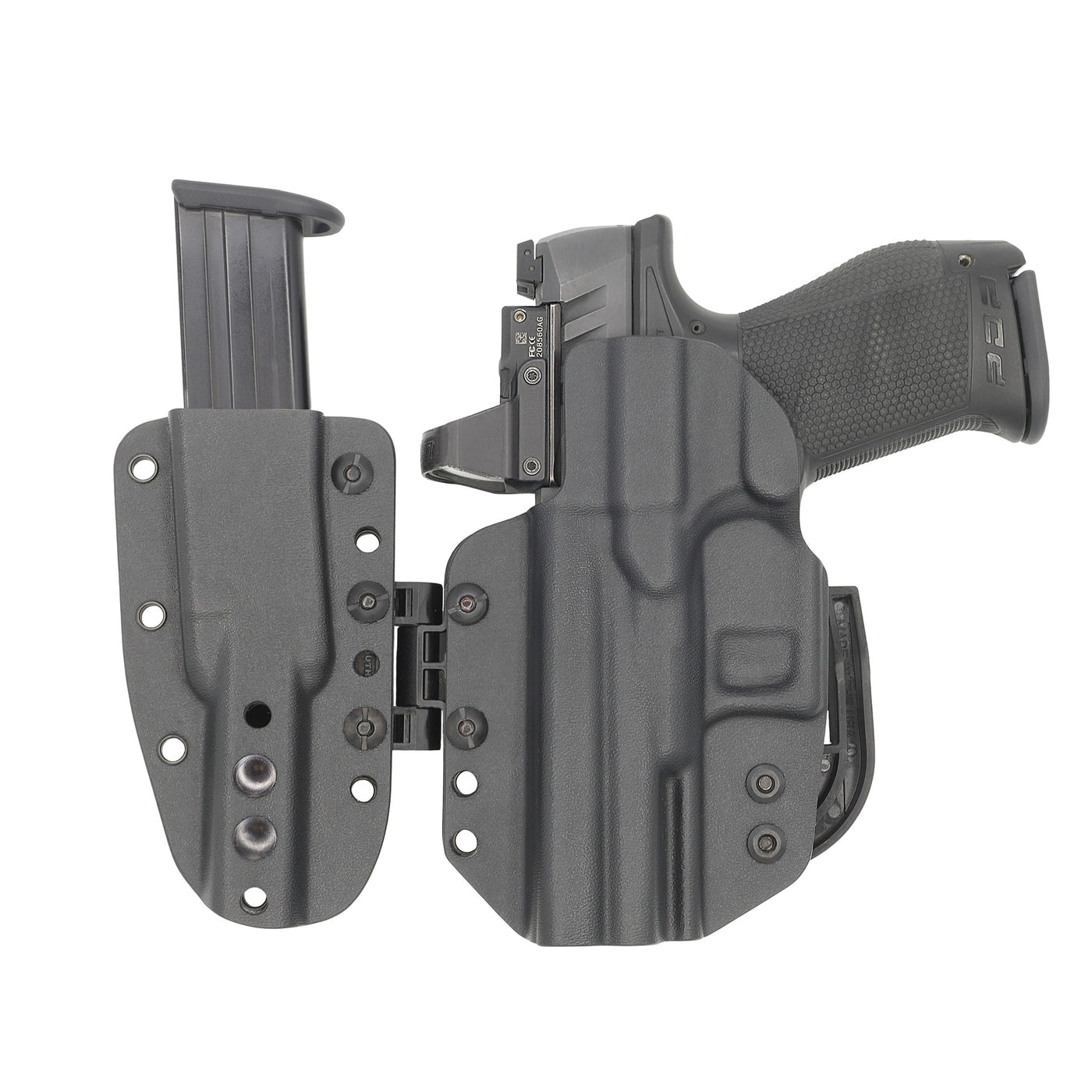 C&G Holsters Custom AIWB MOD1 Walther PDP in holstered position back view